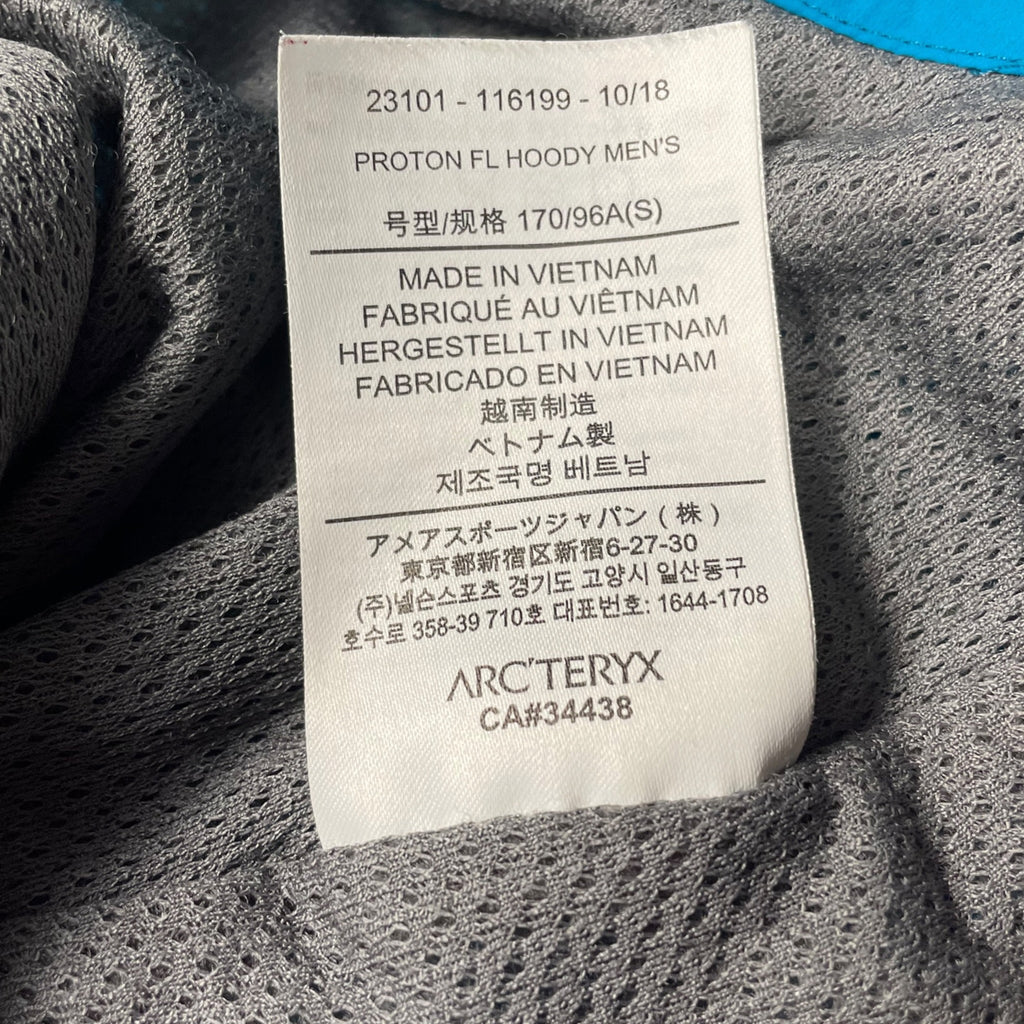 Arc’teryx Proton FL Hoody - Men’s - Small